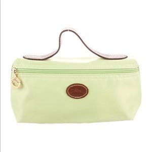 Longchamp cosmetic pouch green